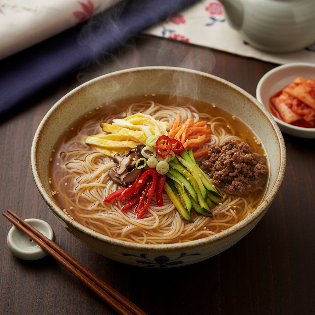 Janchi Guksu Warm Anchovy Noodles