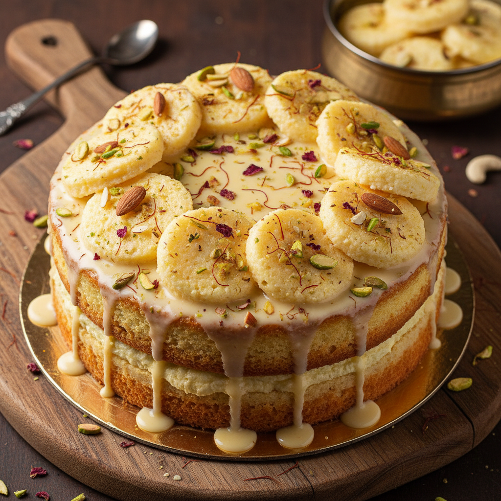 Rasmalai Cake