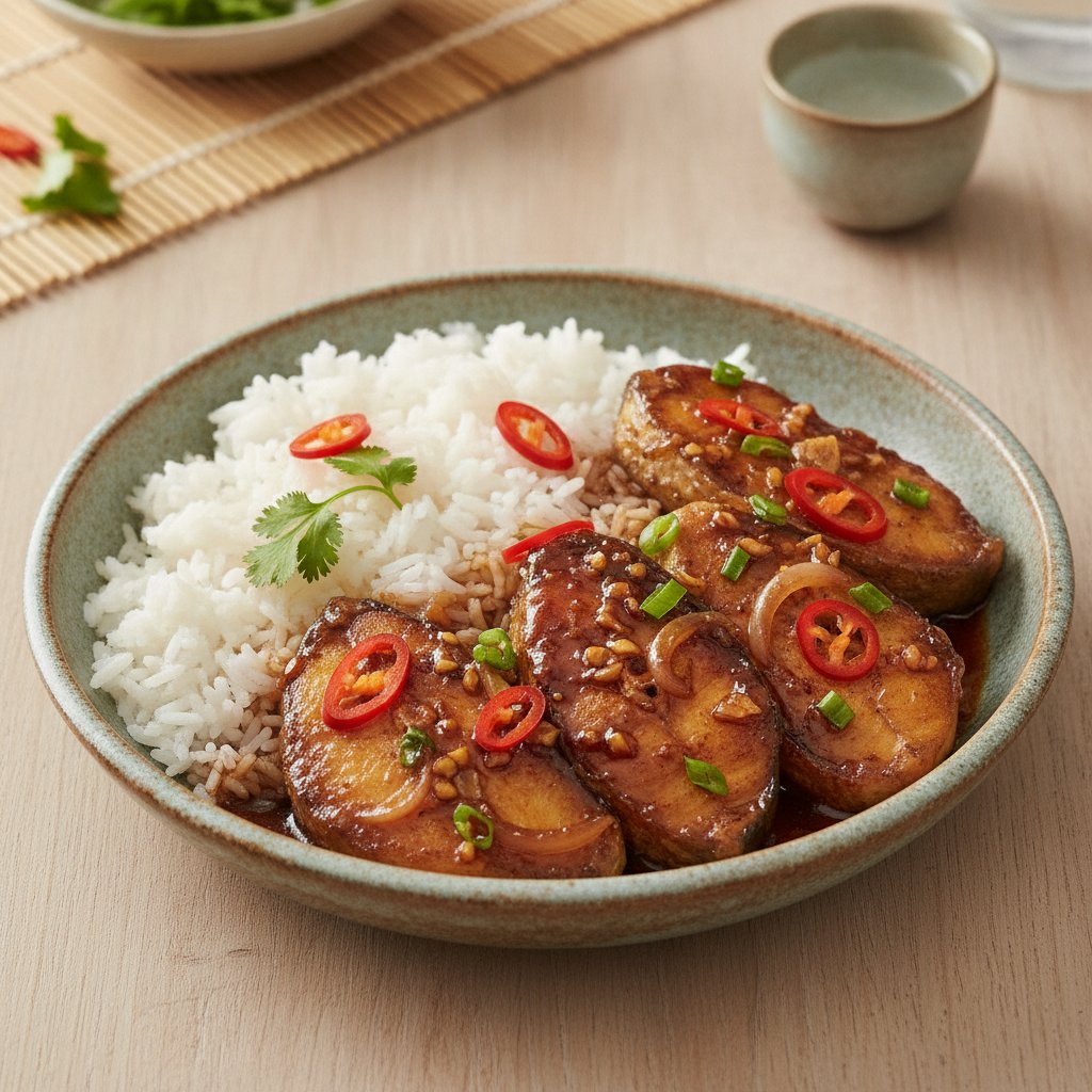 Stir Fried Catfish With Caramel Sauce (Low-Calorie)