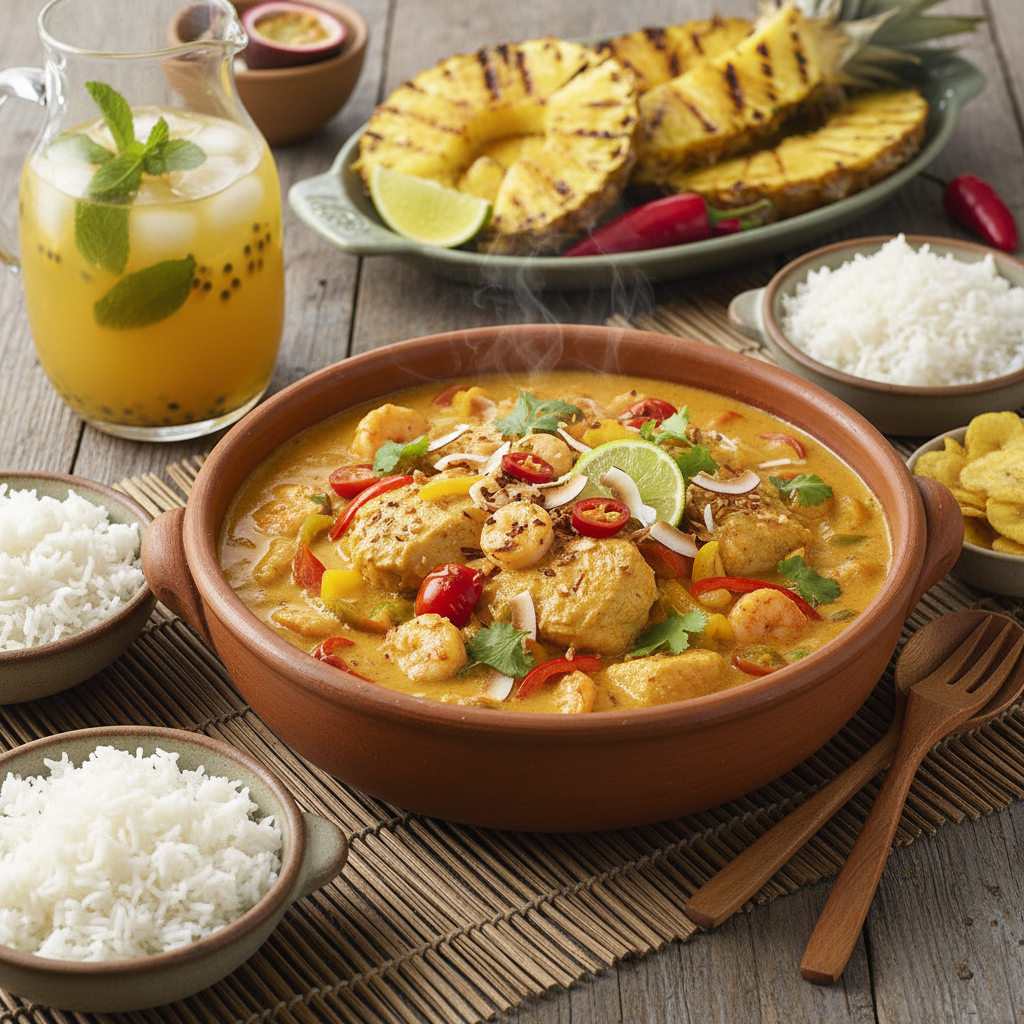 Caribbean Coconut Fish Curry