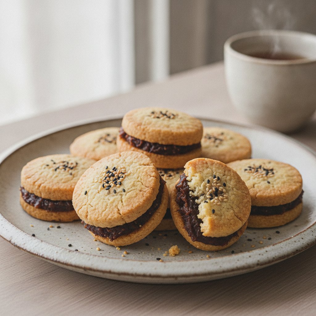 Red Bean Paste Cookies