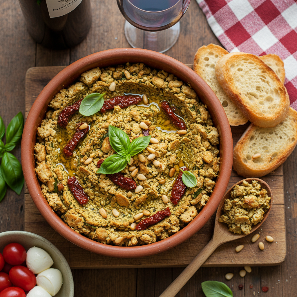 Tofu Pesto Sun-Dried Tomato Smash Tub