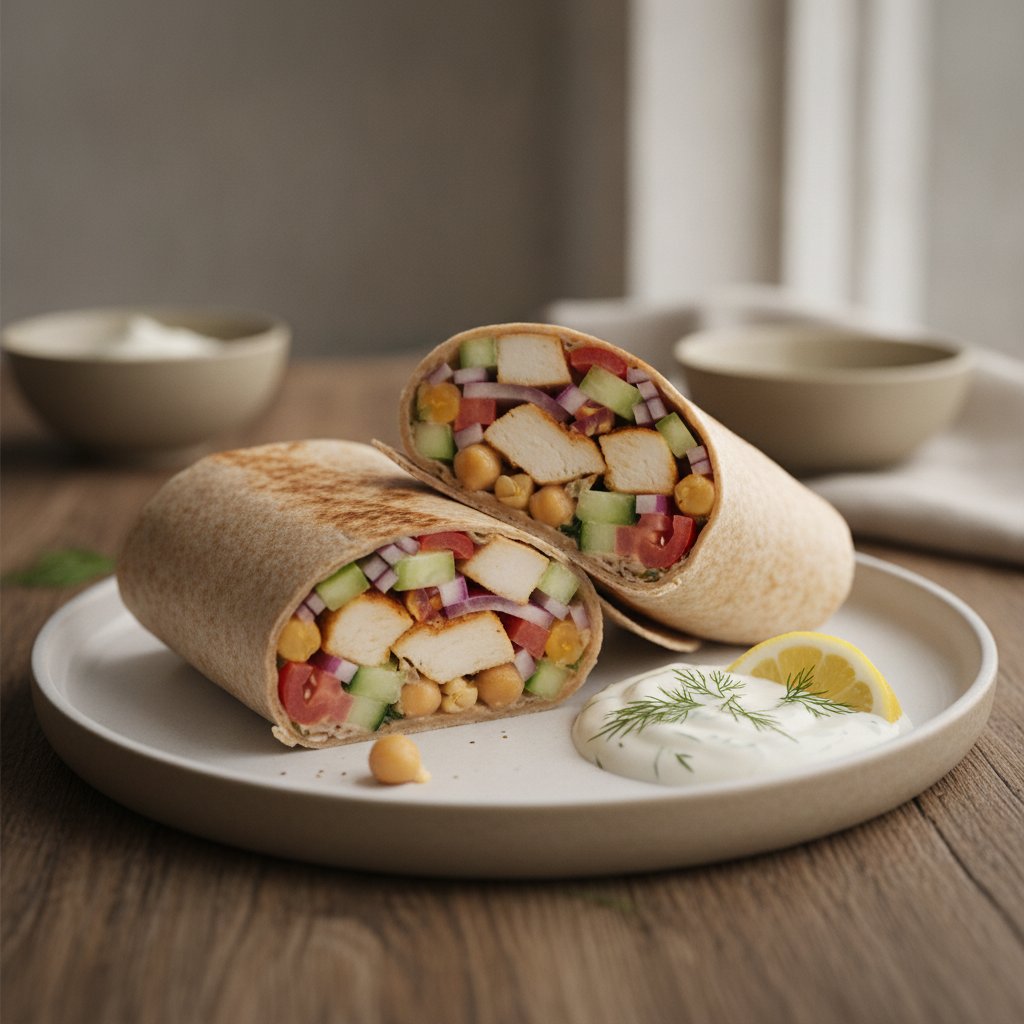 Greek Chicken Wrap (GLP-1)