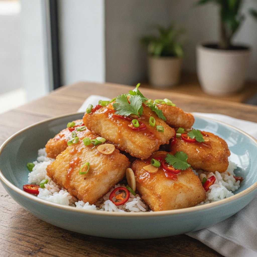Sweet Chili Fried Fish
