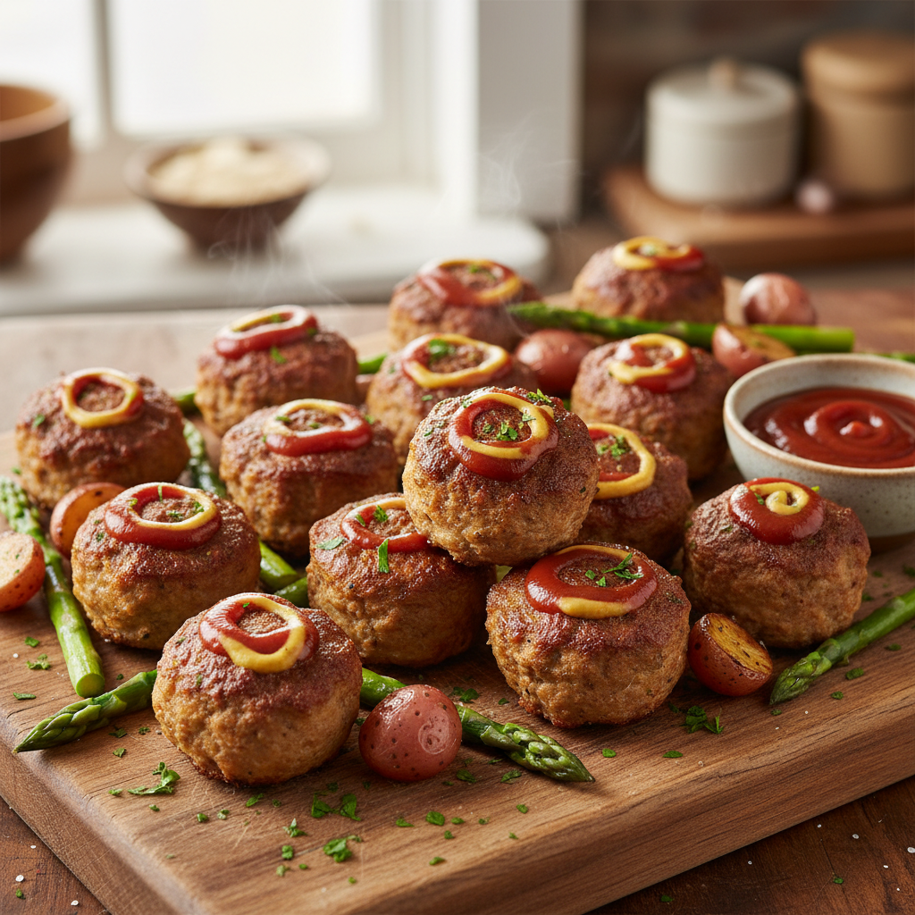Mini Turkey Meatloaf Bites