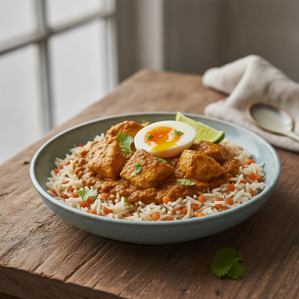Chicken Curry Rice Bowl (High-Protein)