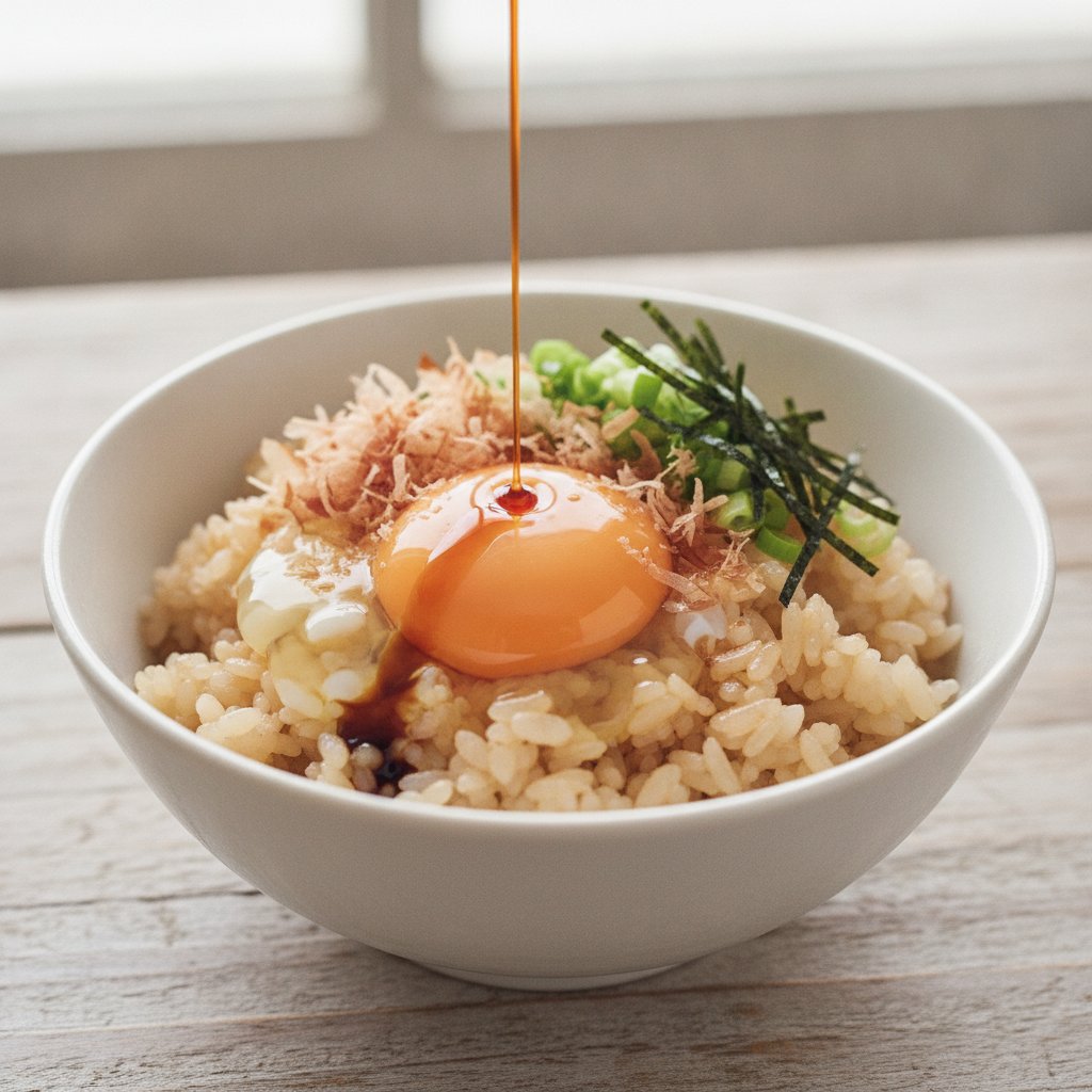 Raw Egg over Rice
