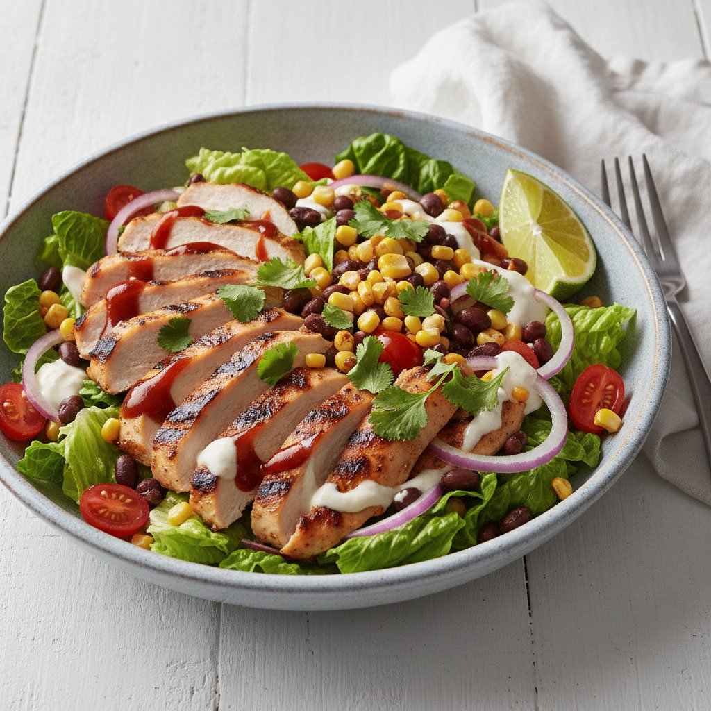 BBQ Chicken Salad (Low-Calorie)