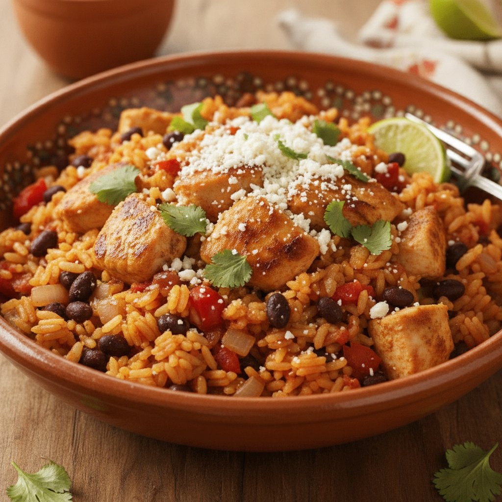 Mexican Rice with Chicken (High-Protein)