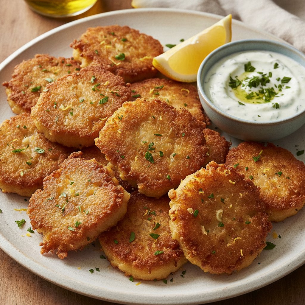 Fried Salt Cod Fritters (High-Protein)