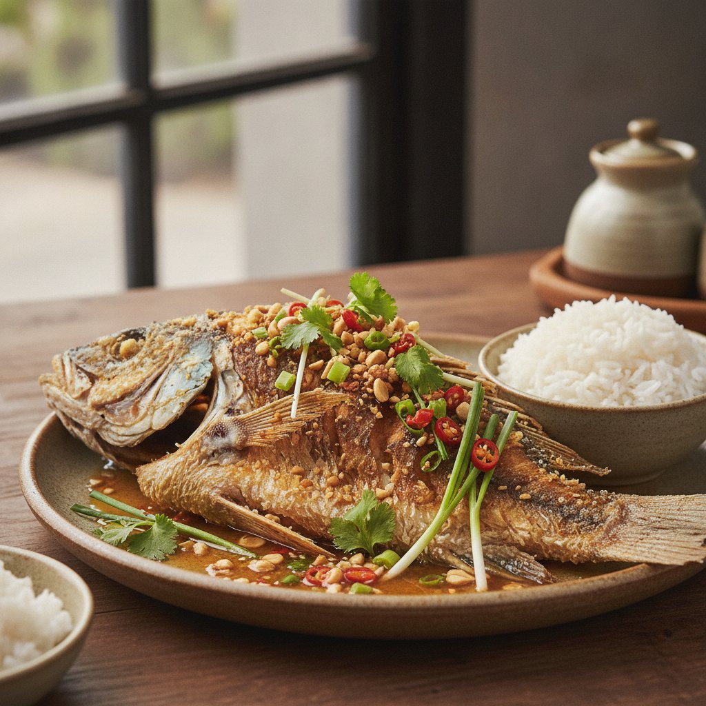 Crispy Whole Fried Fish (Gluten-Free)