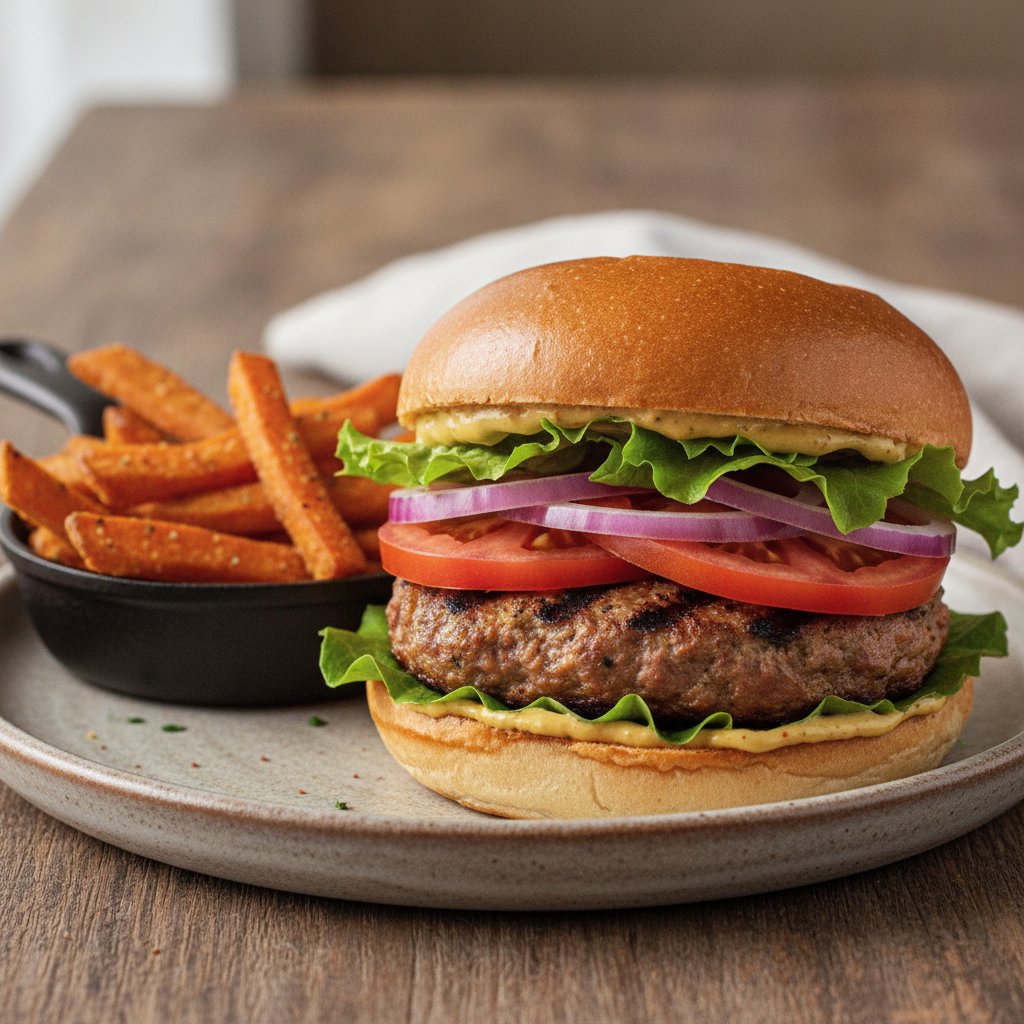Grilled Turkey Burger