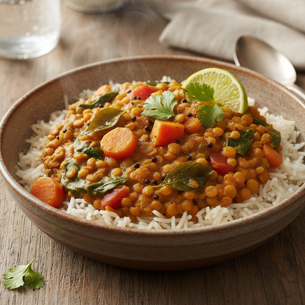 Vegetable and Lentil Bowl