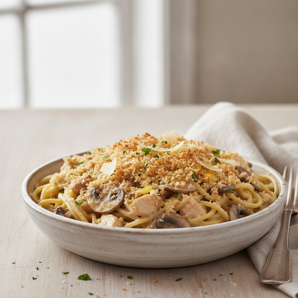 Chicken Tetrazzini (Low-Chol)