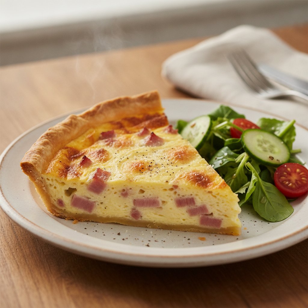 Ham and Cheese Quiche