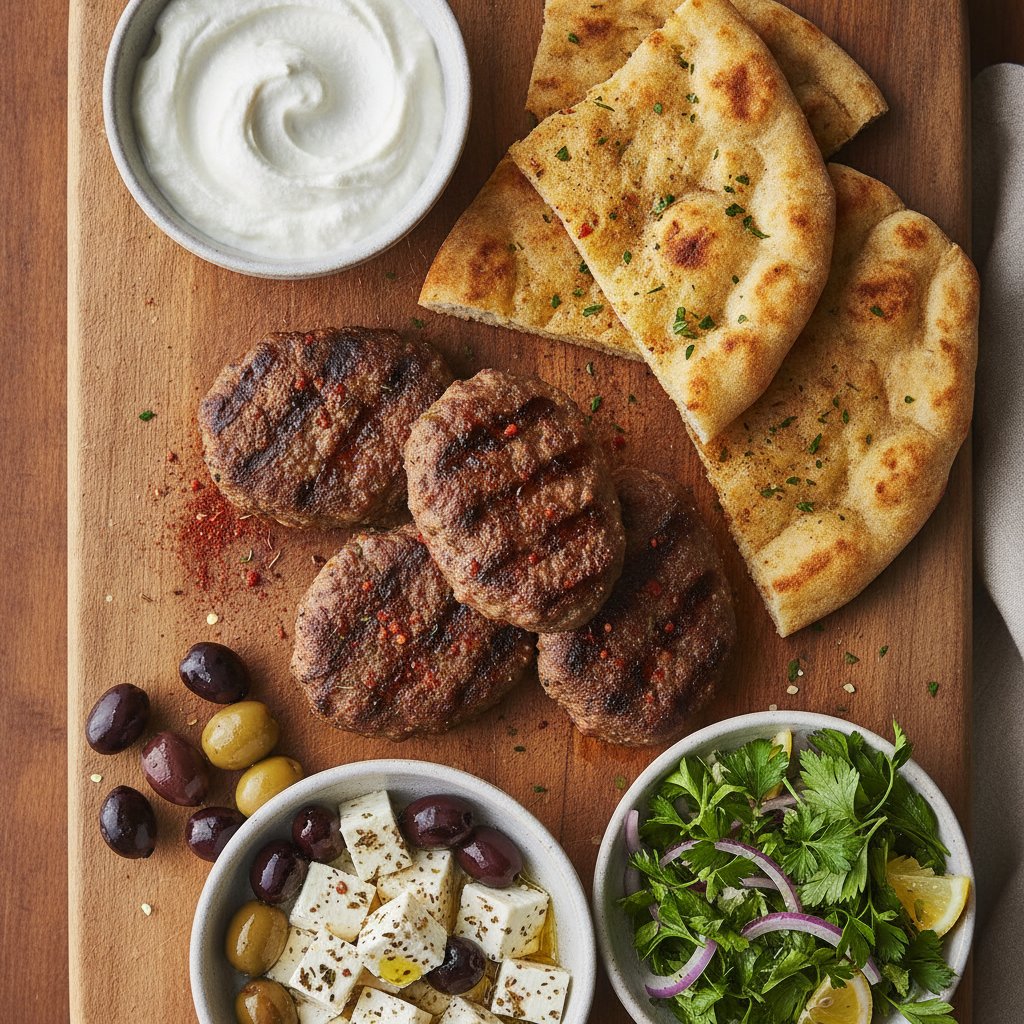 Spiced Lamb Sausage Board (Gluten-Free)
