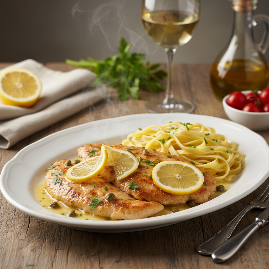 Scaloppine di Pollo al Limone