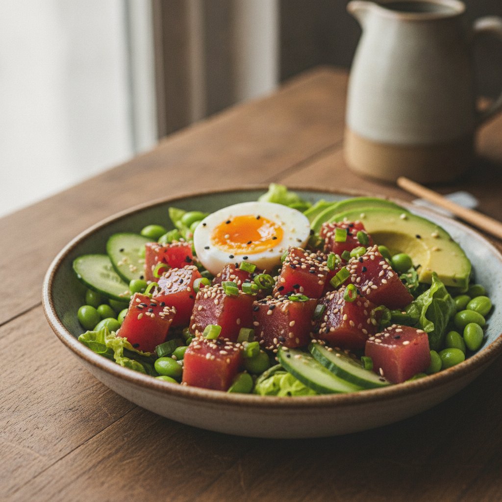 Spicy Raw Tuna Salad (High-Protein)