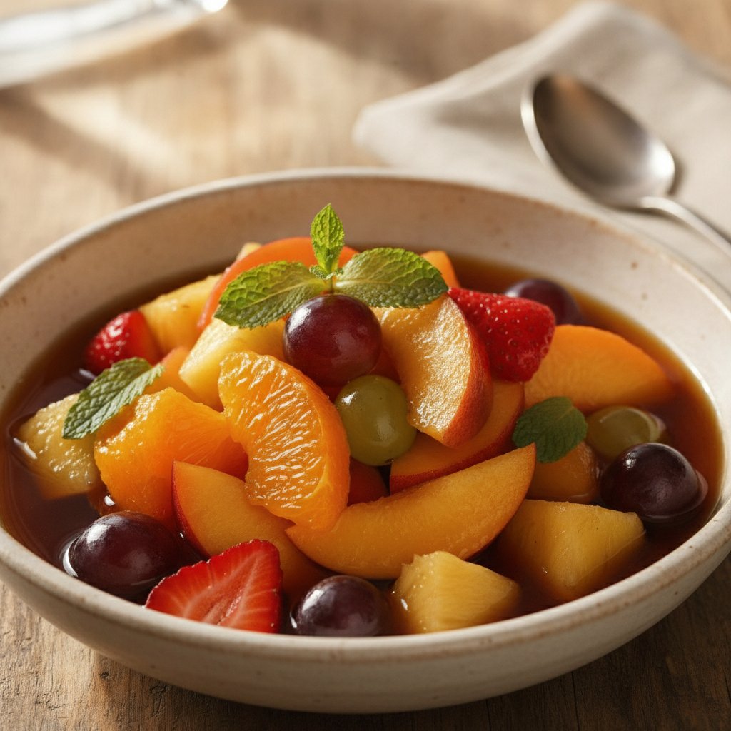 Rum-Soaked Fruit Salad