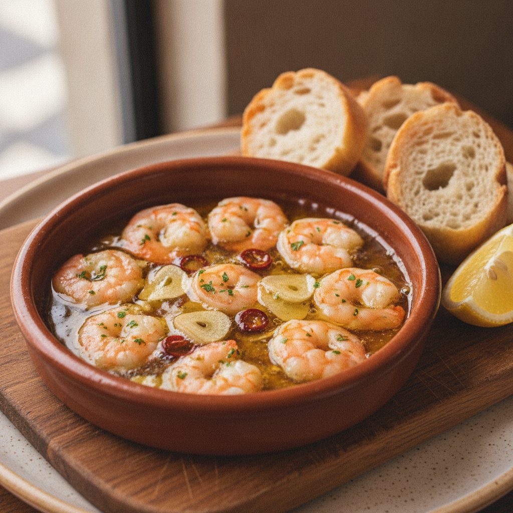Garlic Shrimp in Oil