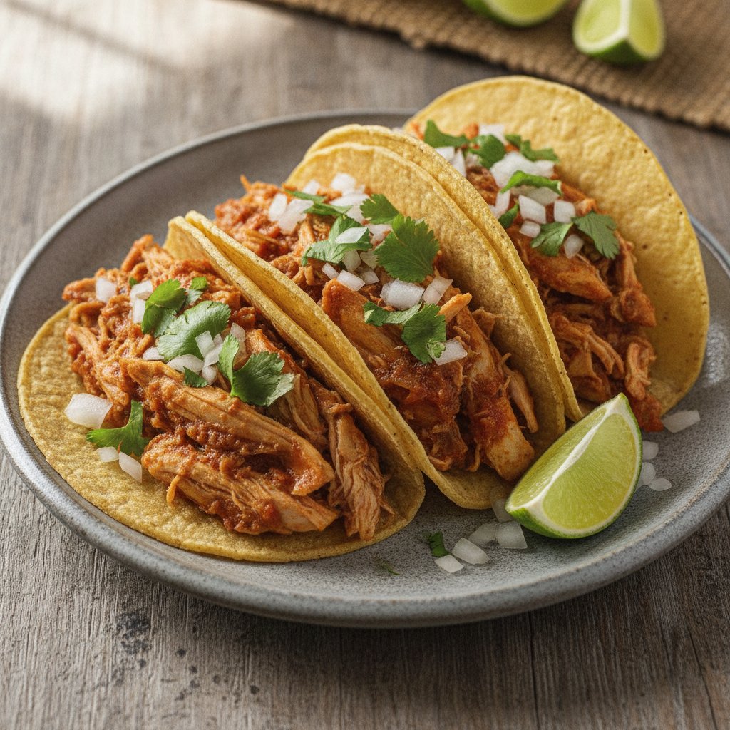 Shredded Chicken Tacos (Gluten-Free)