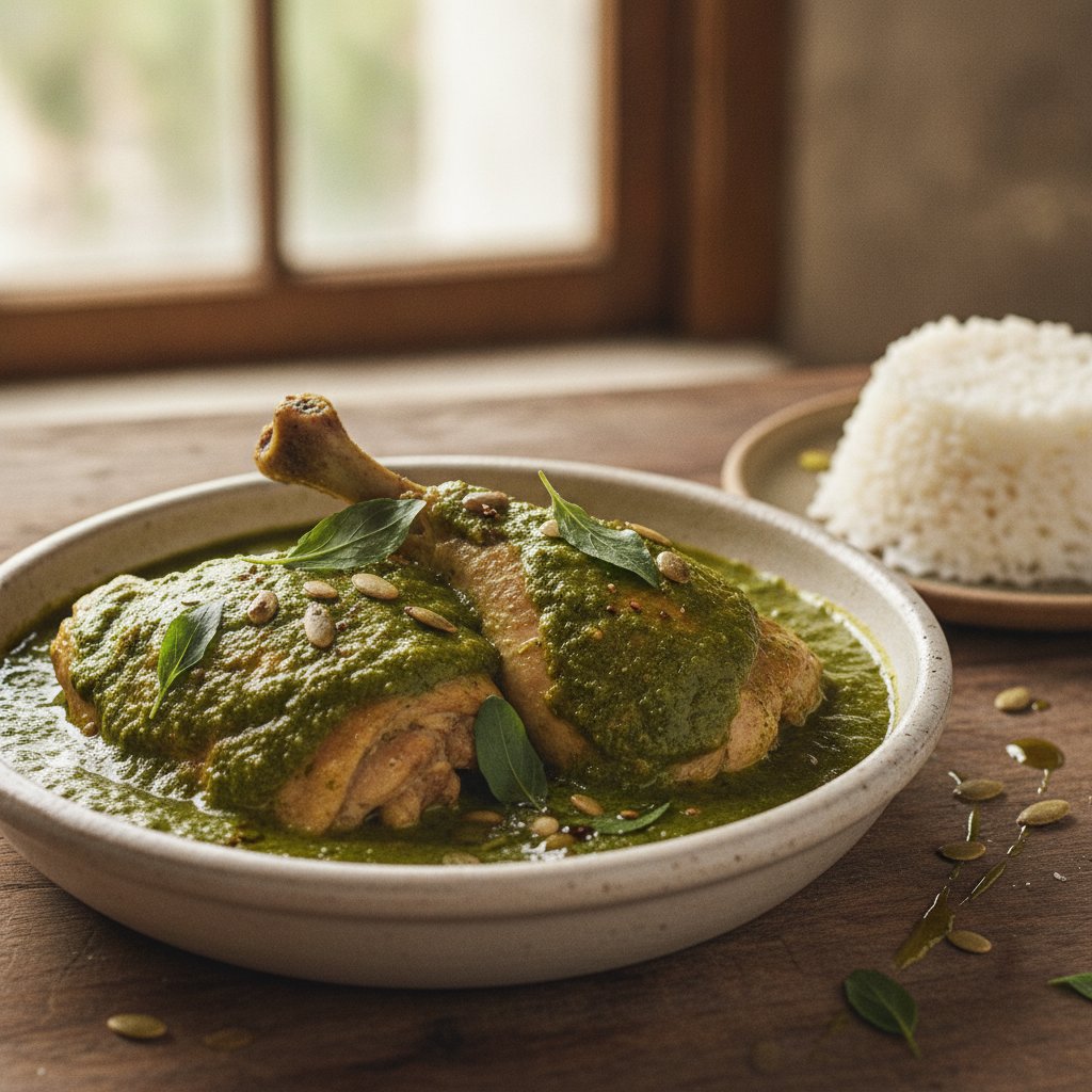 Chicken in Pumpkin Seed Sauce