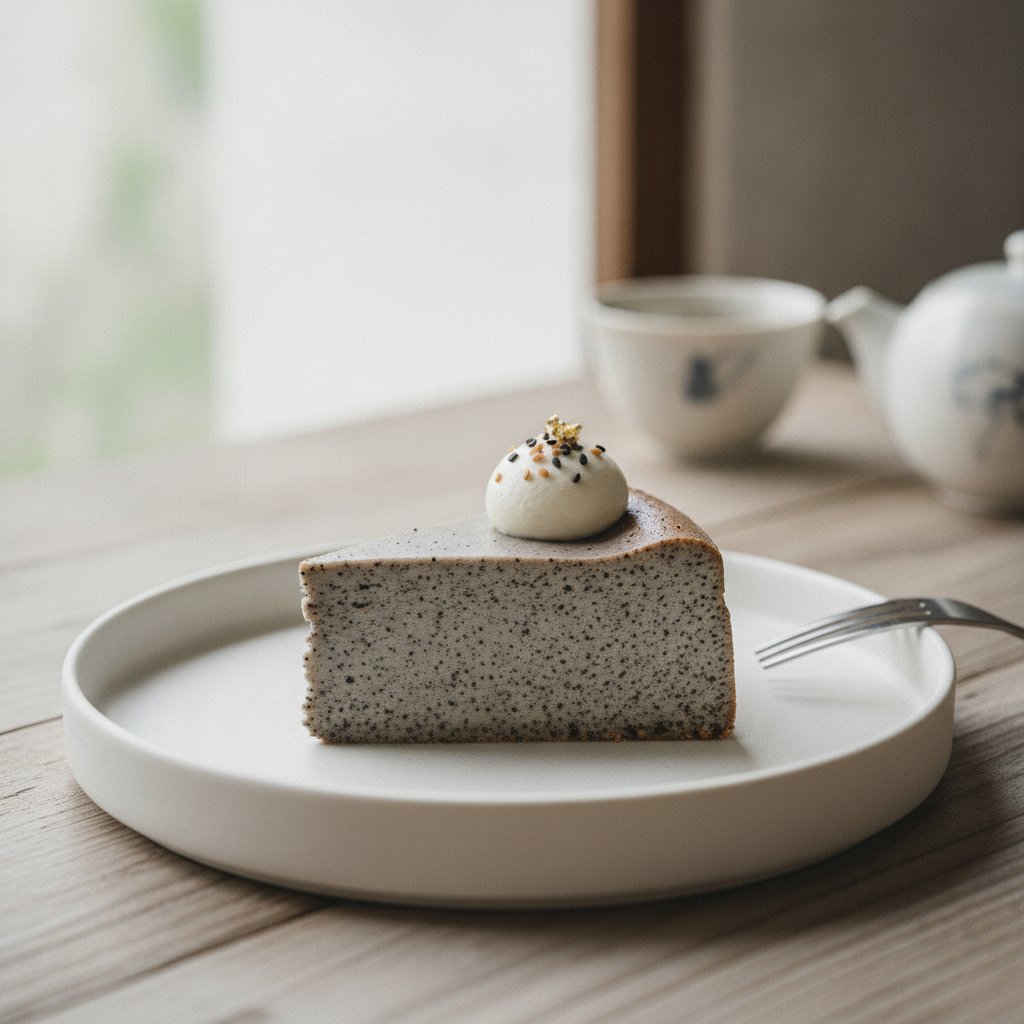 Black Sesame Cheesecake