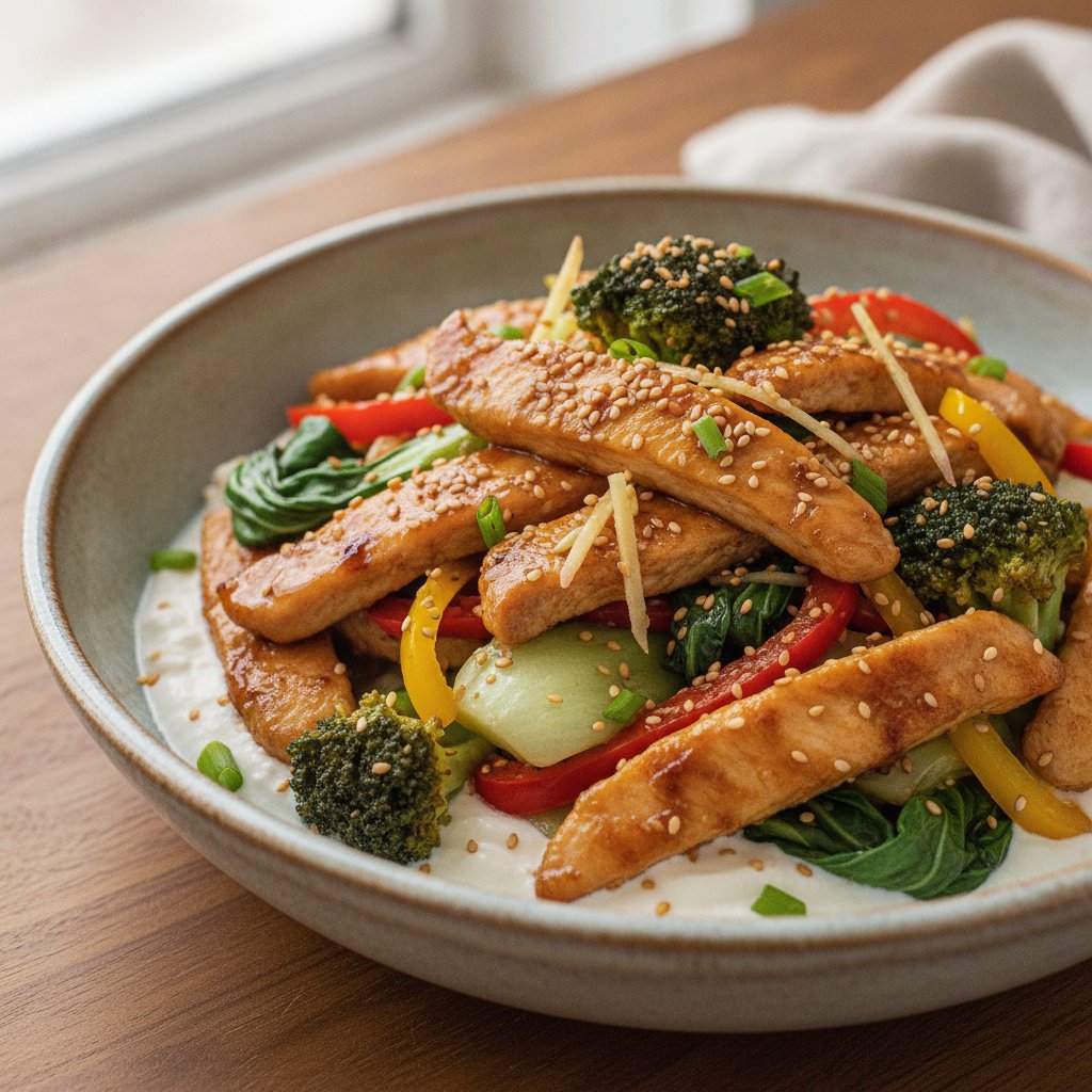 Ginger Chicken Stir Fry (Keto)