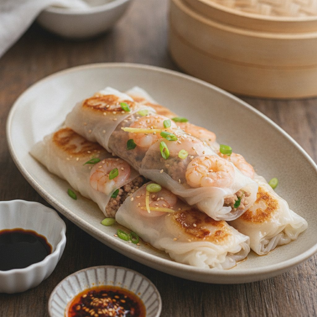 Pork and Shrimp Rice Rolls (Gluten-Free)