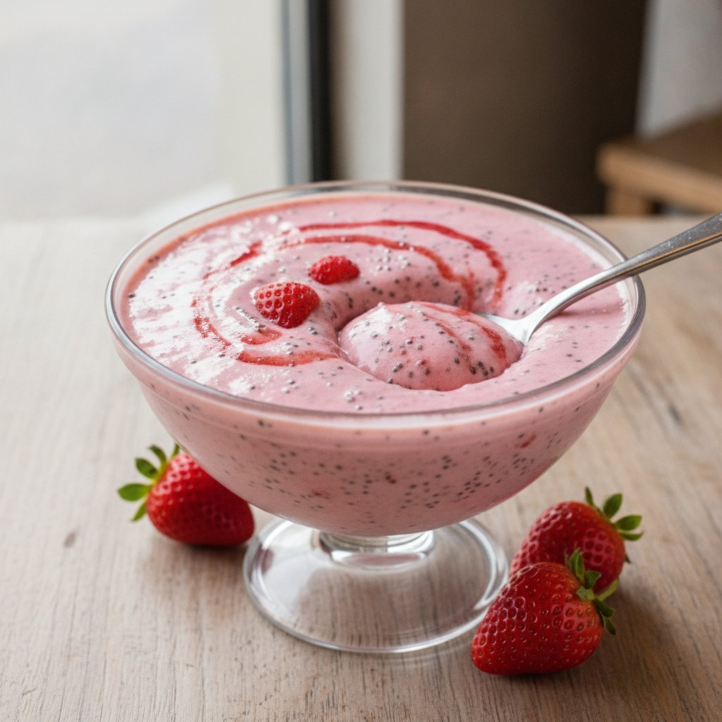 Strawberry Milkshake (High-Protein)