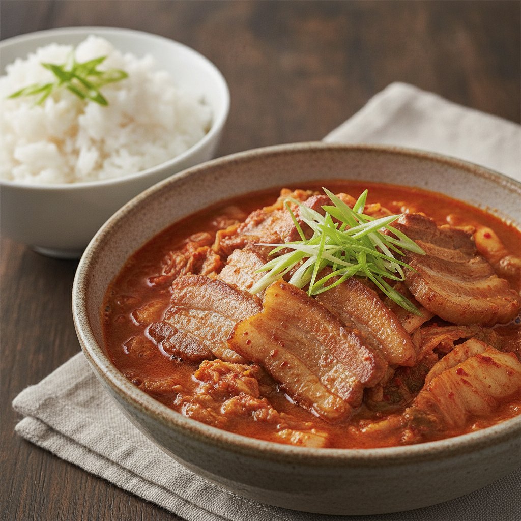 Pork Belly and Kimchi Stew
