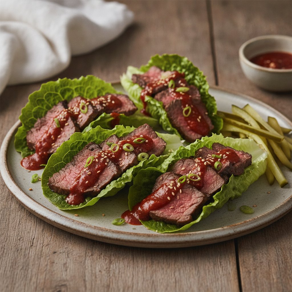 Grilled Beef Wraps (Low-Calorie)