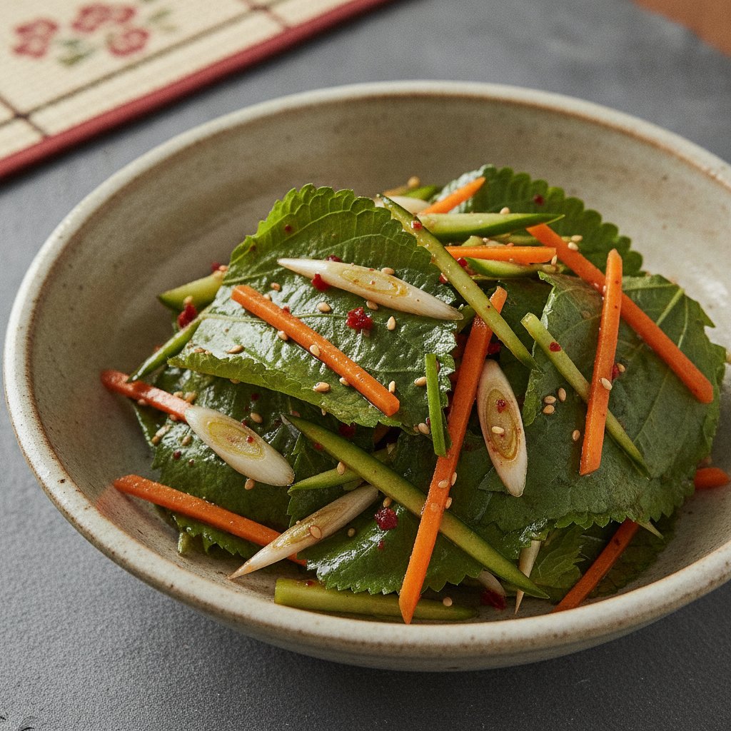 Perilla Leaf Salad