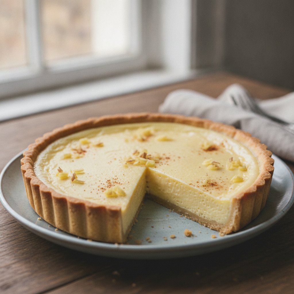 Ginger Custard Tart