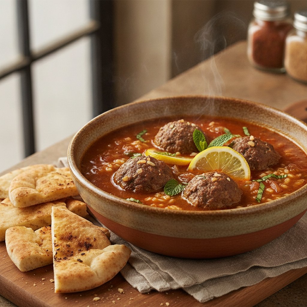 Meatball and Rice Soup