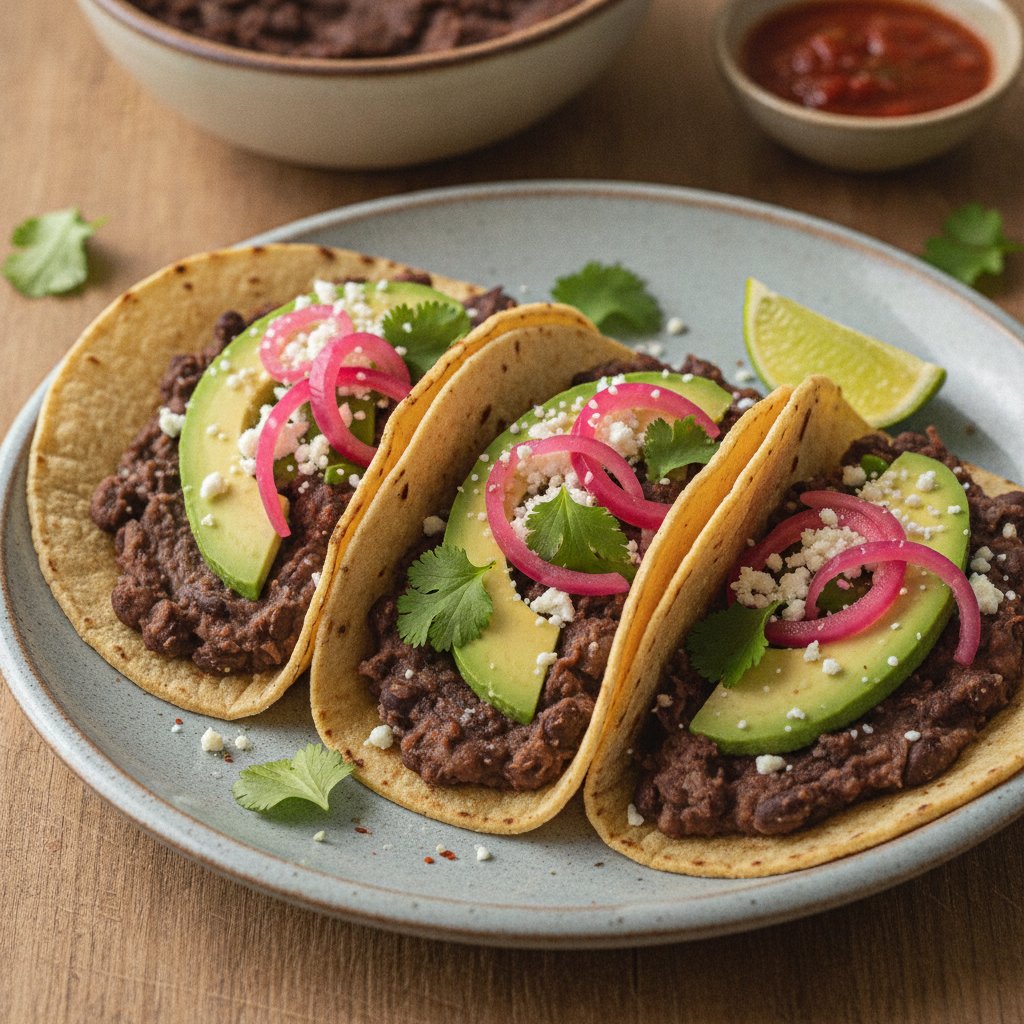 Mashed Bean Tacos
