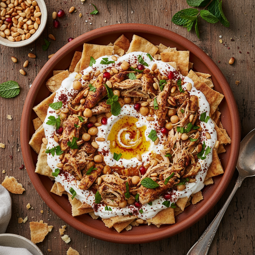 Chicken Fatteh Falastini