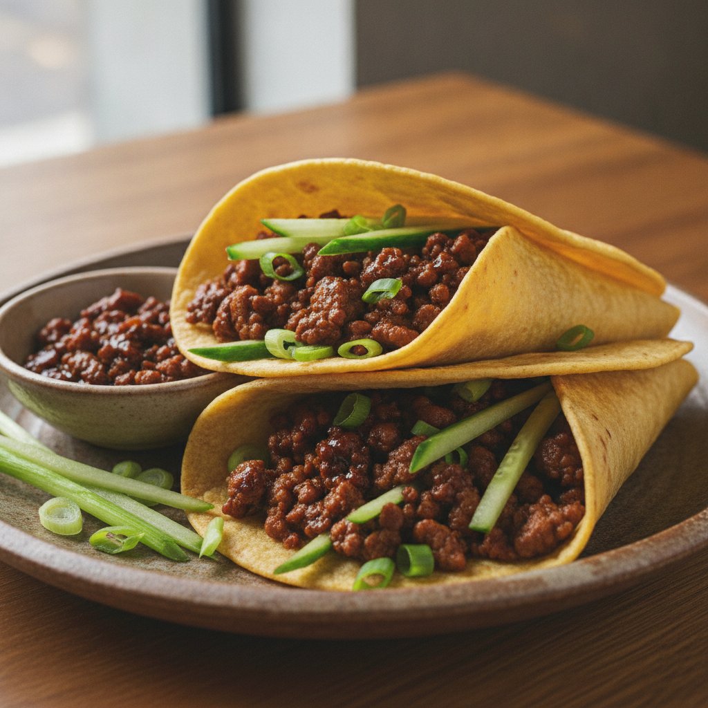 Beijing Meat Sauce Wrap (Gluten-Free)