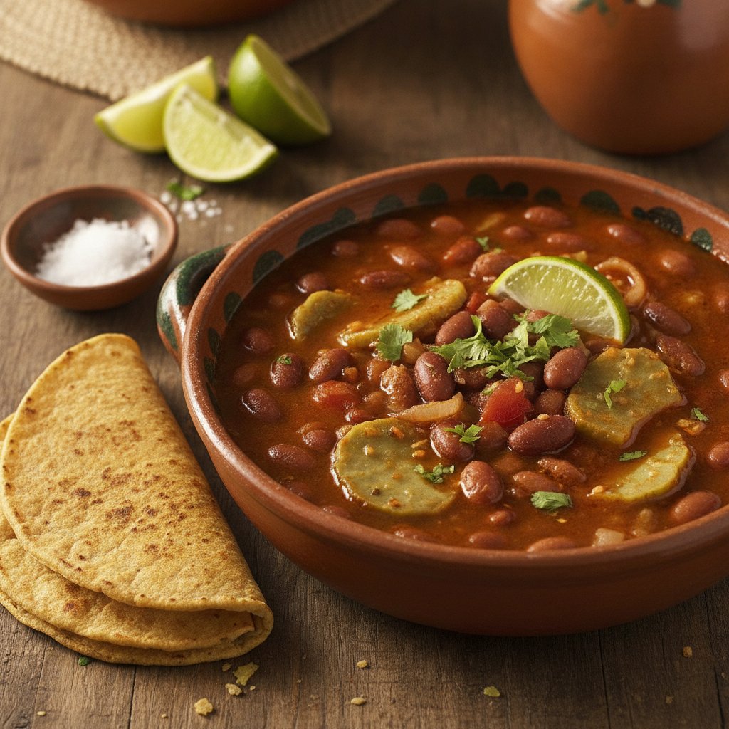 Bean and Cactus Stew