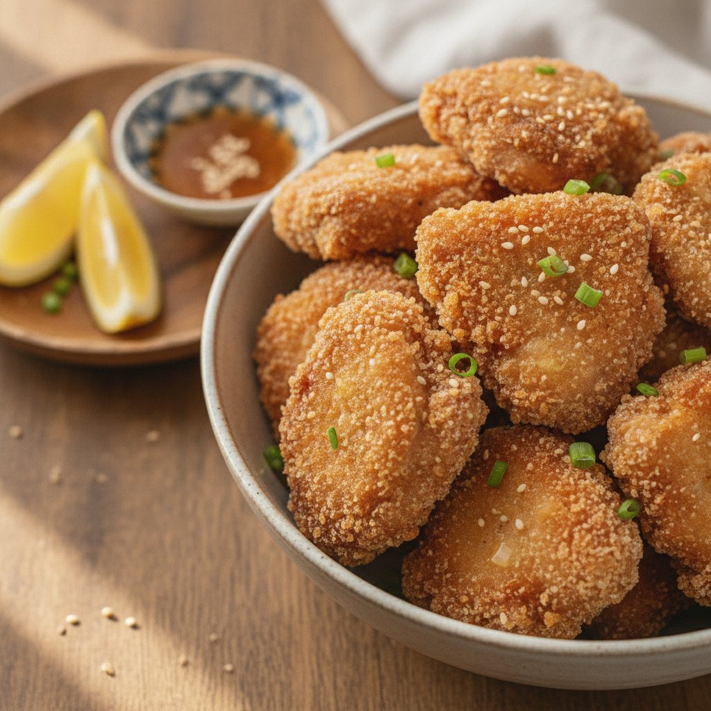 Japanese Fried Chicken Bites (Low-Calorie)