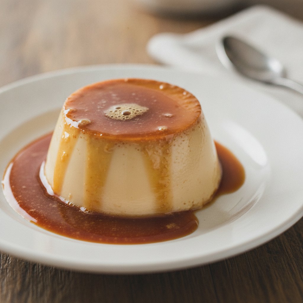 Rice Wine Caramel Custard