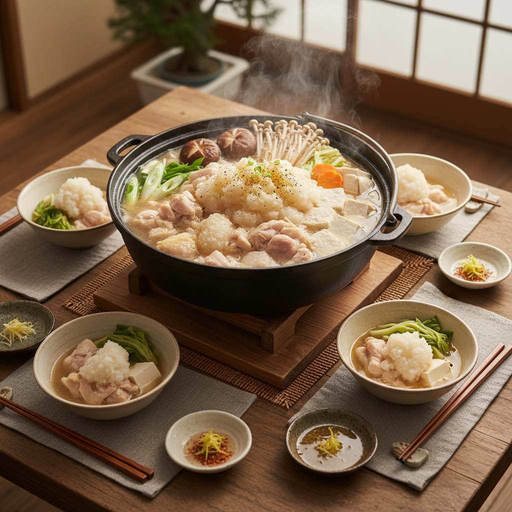 Chicken Mizore Nabe
