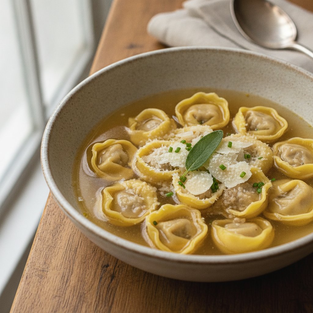 Little Stuffed Pasta in Broth