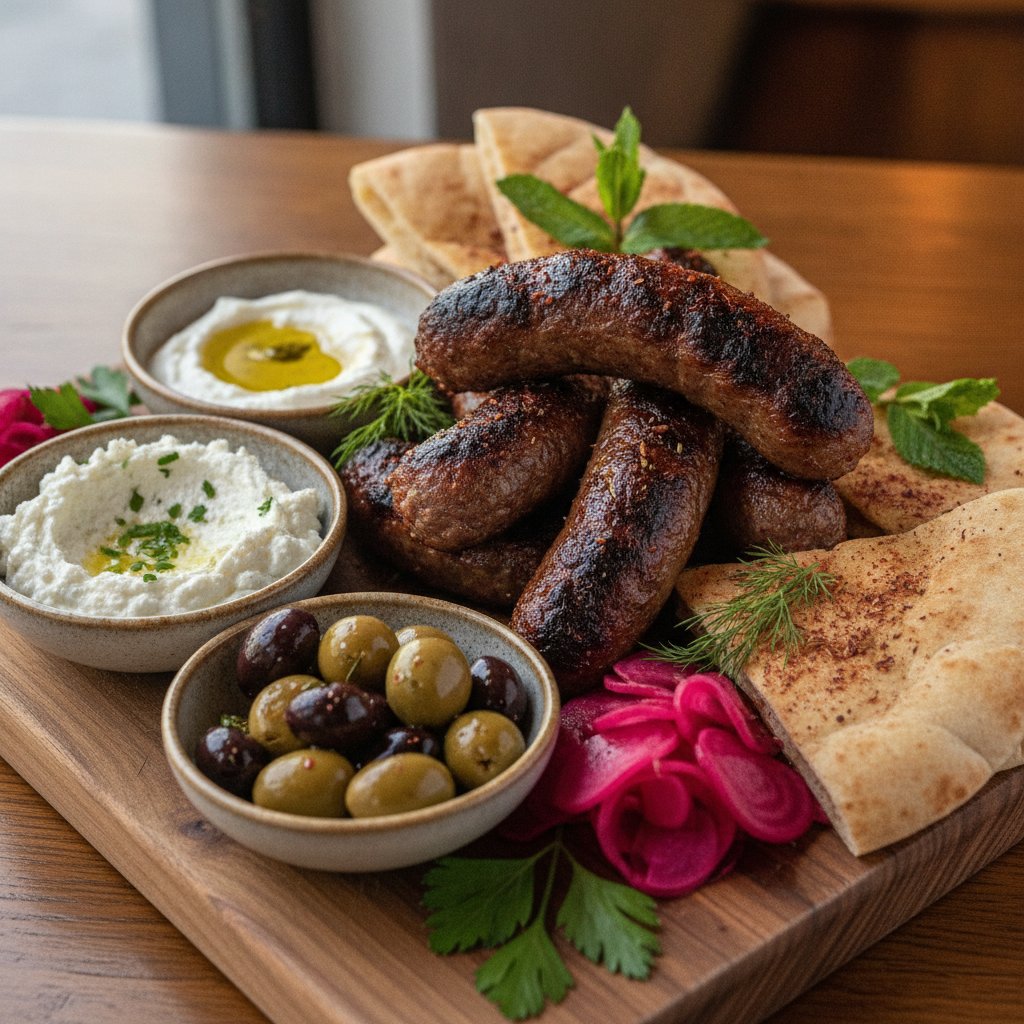 Spiced Lamb Sausage Board