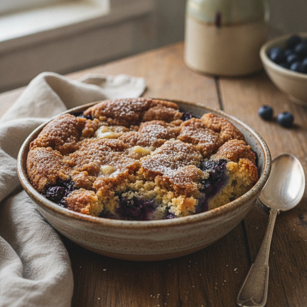 Blueberry Buckle Cake