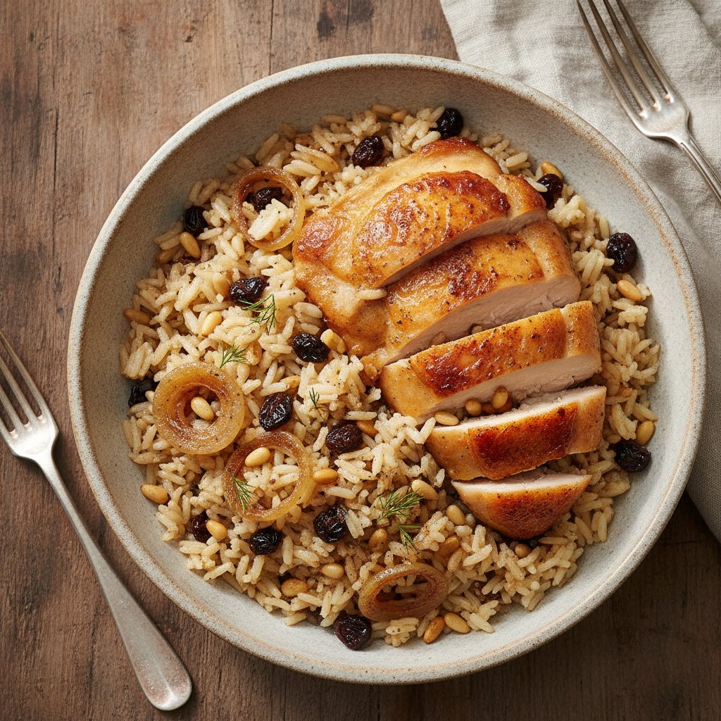 Rice with Currants and Pine Nuts (Gluten-Free)