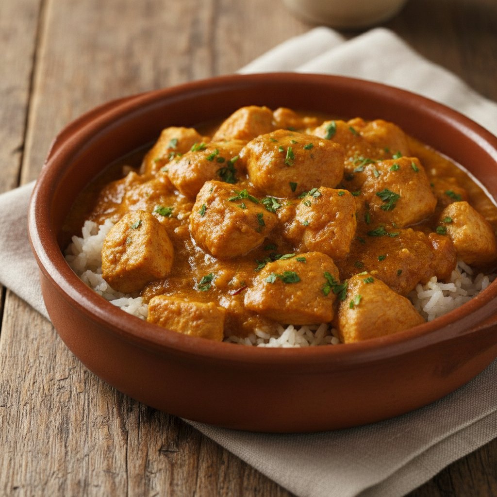 Spanish Chicken and Almond Stew (Low-Chol)