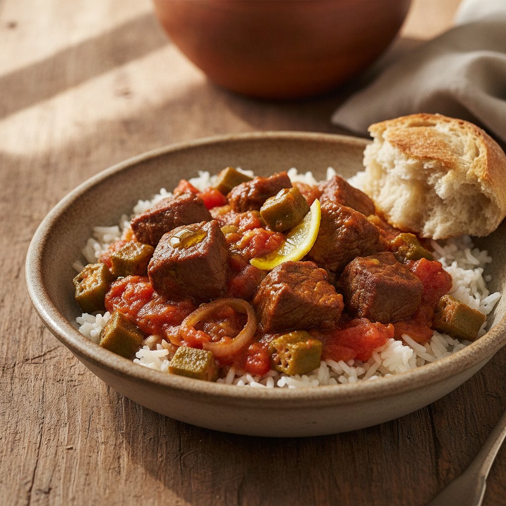 Okra and Beef Stew