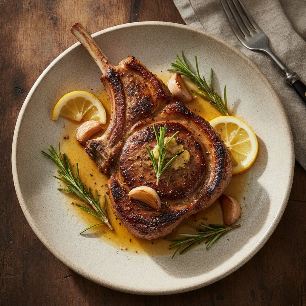 Lamb Steak with Rosemary