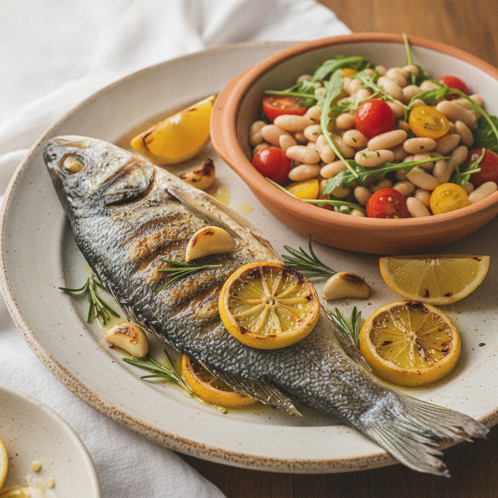 Grilled Whole Sea Bass (GLP-1)